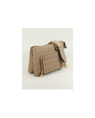 Bolso de Mujer Taupe con Bandolera Extraíble