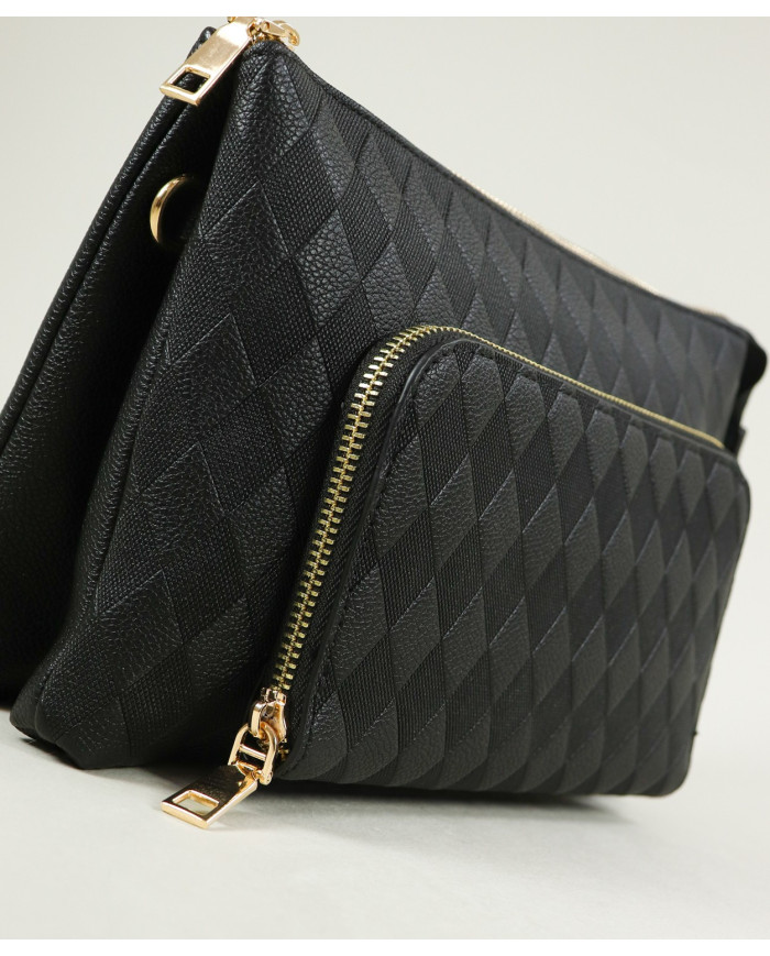 Ladies Black Case with Removable Stripe