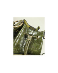 Green Bag with Women's Interior Bag