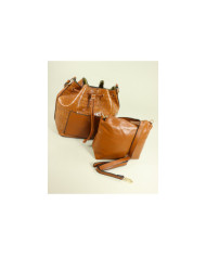 Camel Bag with Women's Interior Bag