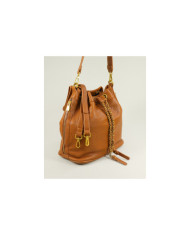 Lady Camel Bag with Removable Stripe | Ginova