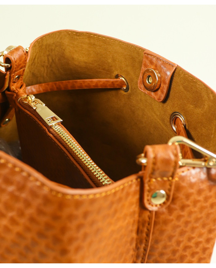 Mala Camel de Senhora tipo Bucket