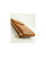 Bag / Ladies Camel Wallet with Shoulder Strap