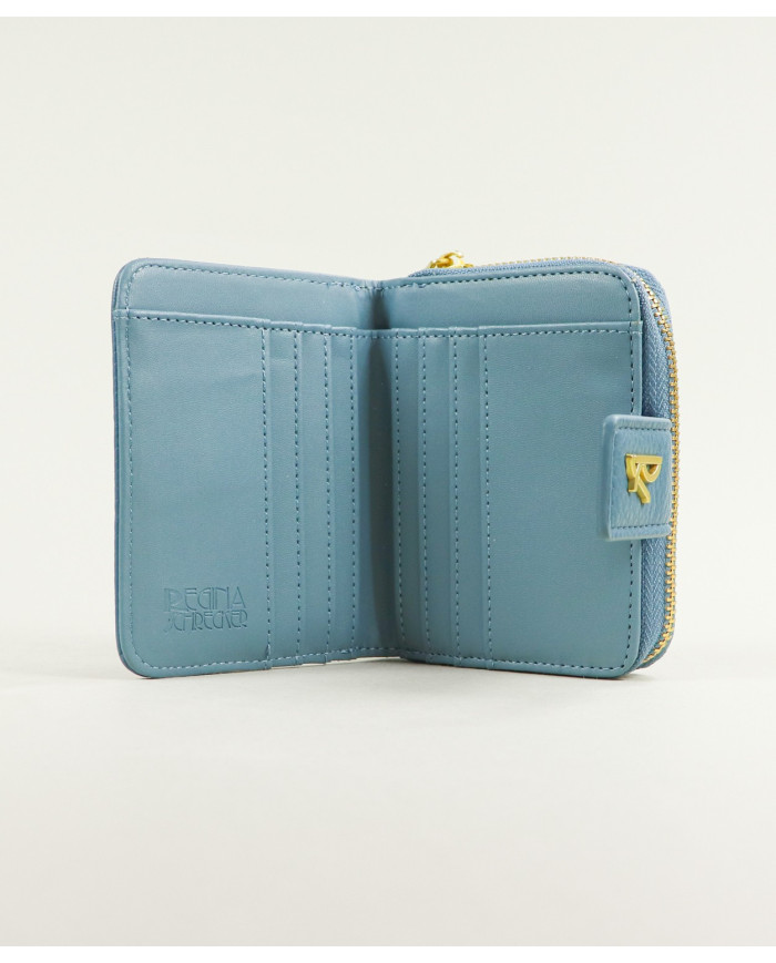 Wallet azul de las mujeres