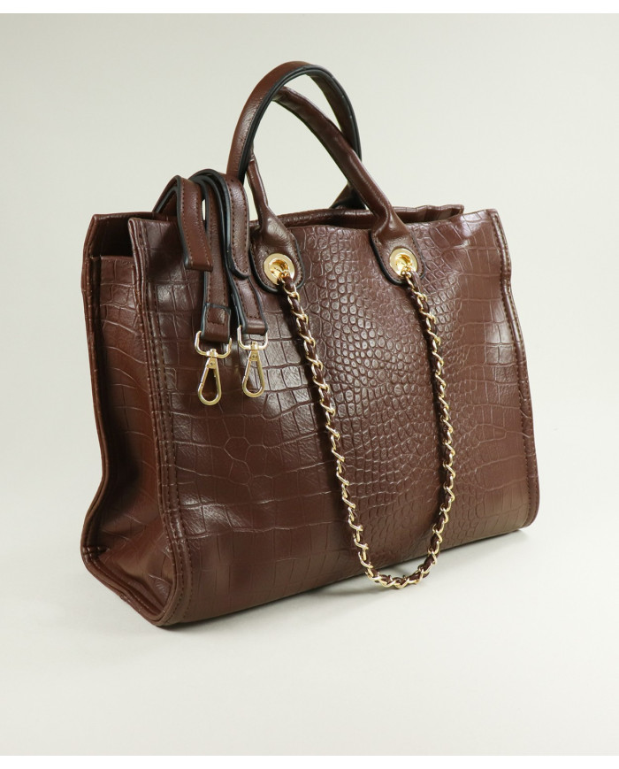 Lady's Handbag with Chain Strap