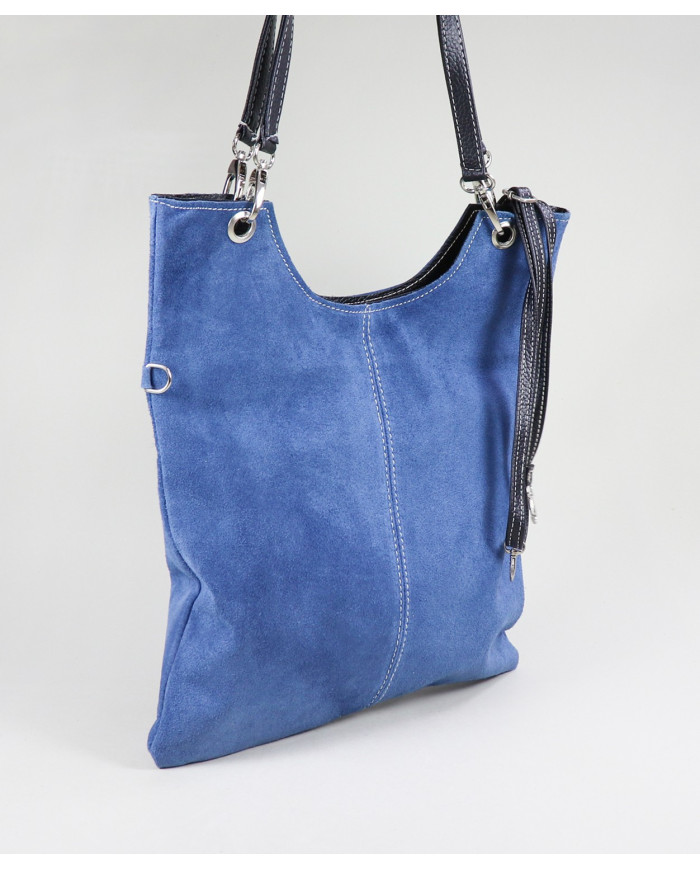 Mala in Blue Leather of Lady