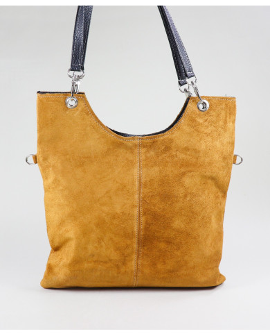 Mala in Pele Camel de Senhora