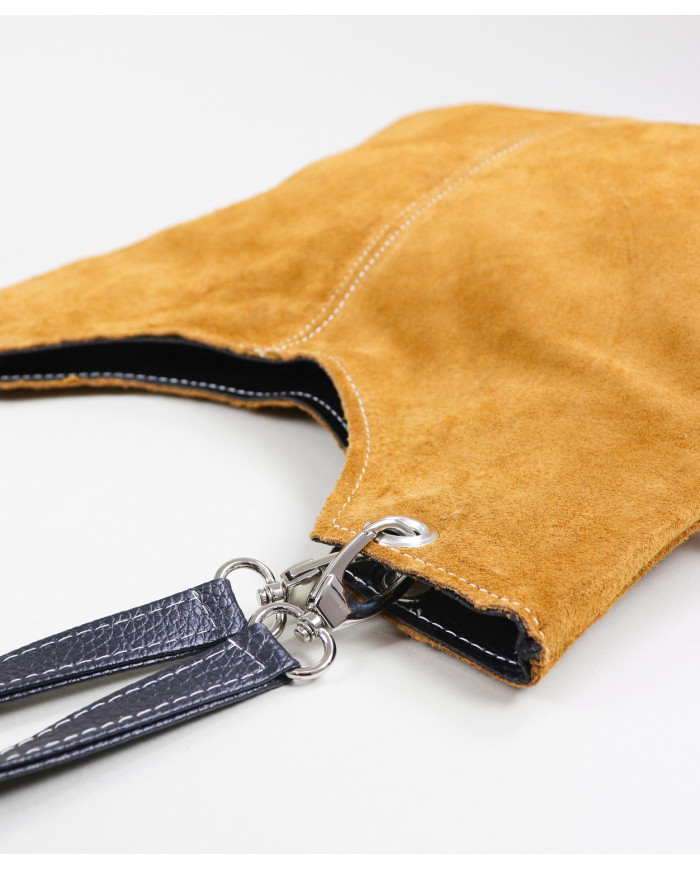 Mala in Pele Camel de Senhora