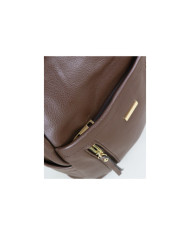 Lady's Brown Backpack with Multiple Pockets