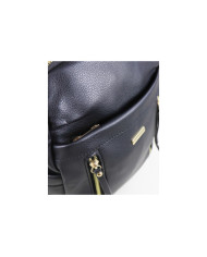 Damas Mochila negra con múltiples bolsillos