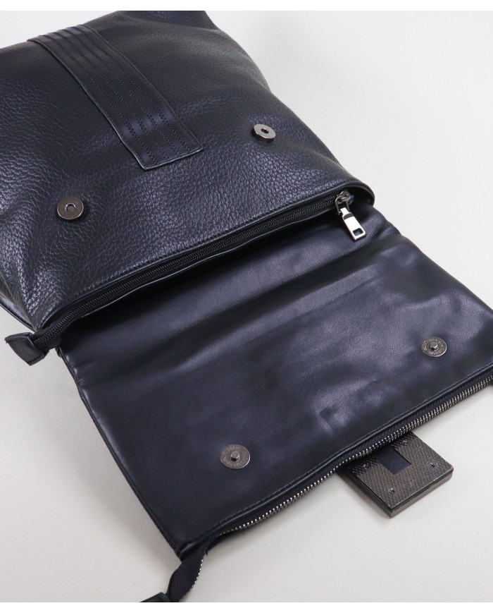 Damas Negro Mochila con Detalle Metallic