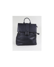 Damas Negro Mochila con Detalle Metallic