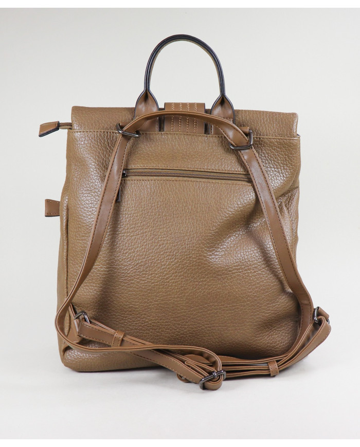 Ladies Cocoa Backpack with Metallic Detail