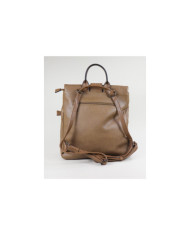 Lady's Cocoa Mochila con Detalle Metallic