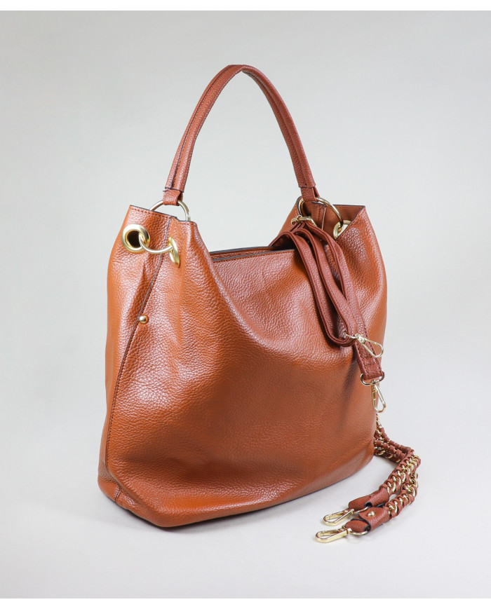 Mala Camel de Senhora com Bolsa Interior