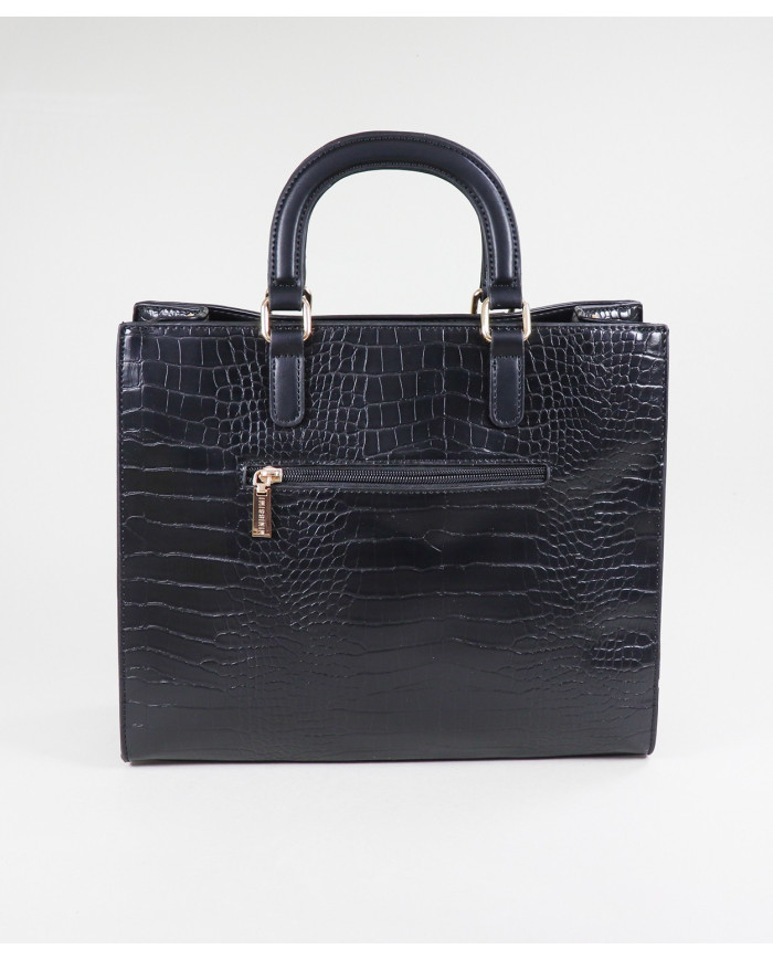 Ladies' Black Case with Metallic Detail