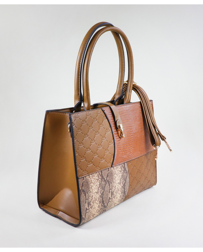 Bolso de Señora con Varias Texturas