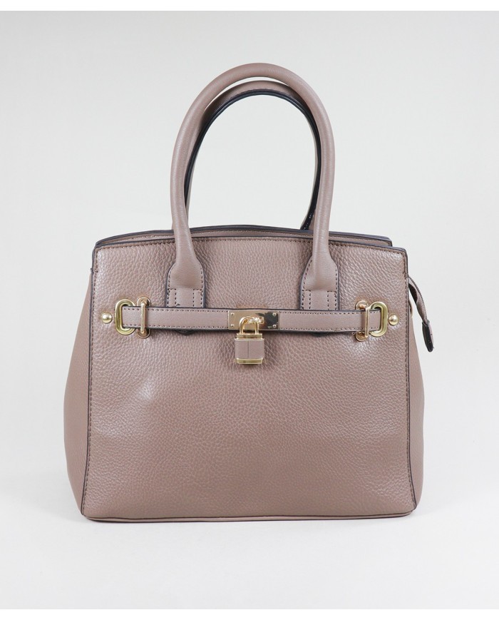 Lady's Black Suitcase with Golden Details