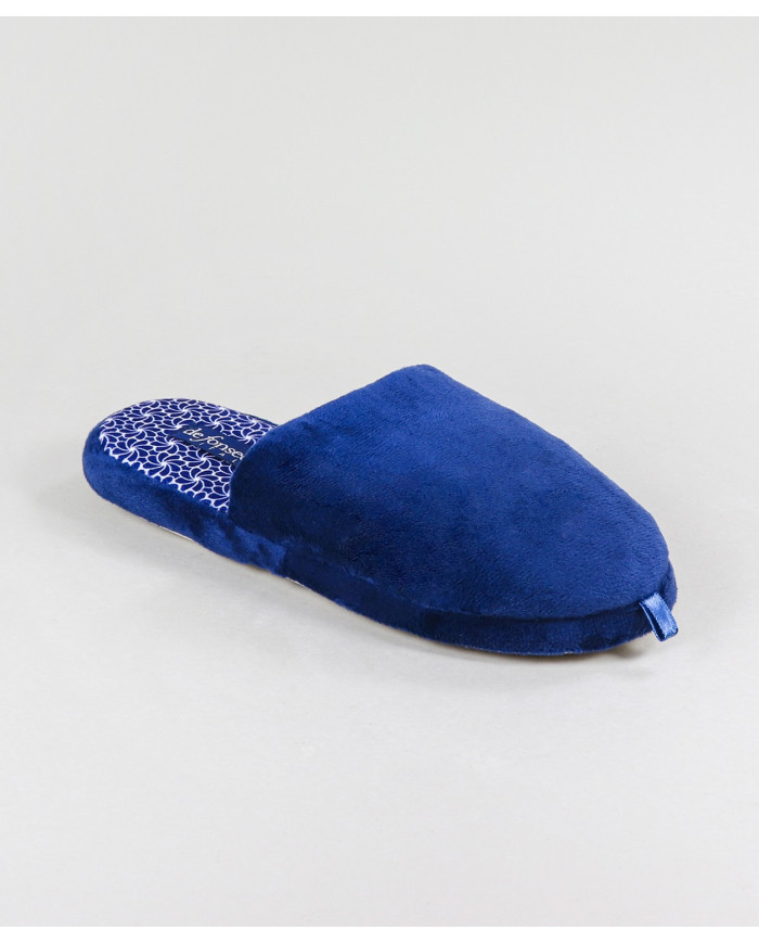 Blue Room Fonseca Slippers with Pattern