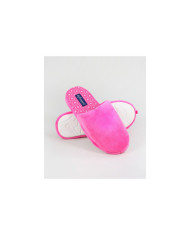 Chinelos DeFonseca de Quarto Fuxia com Padrão