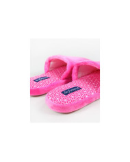 Chinelos DeFonseca de Quarto Fuxia com Padrão