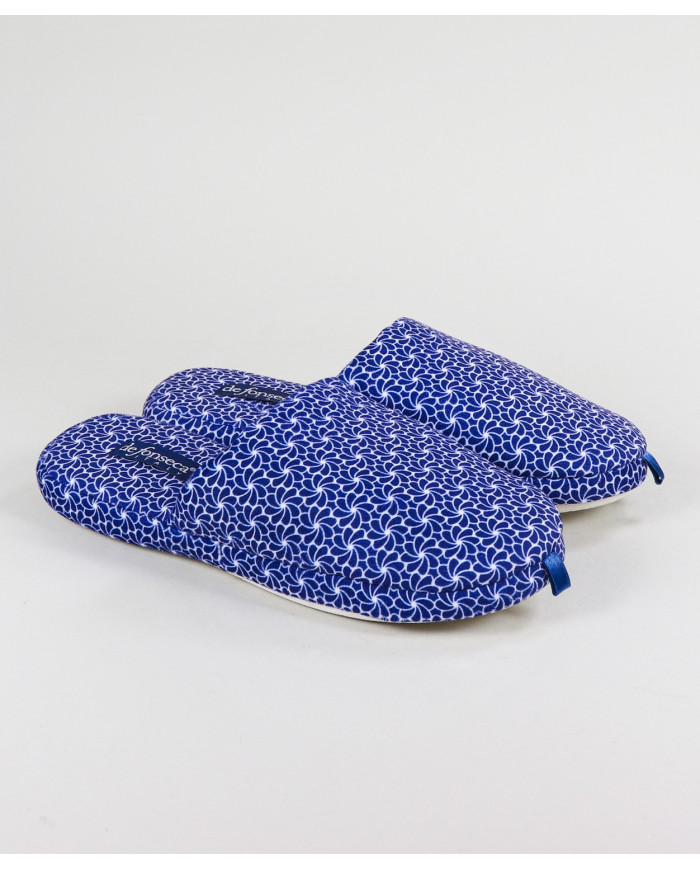 Blue Room Fonseca Slippers with Pattern