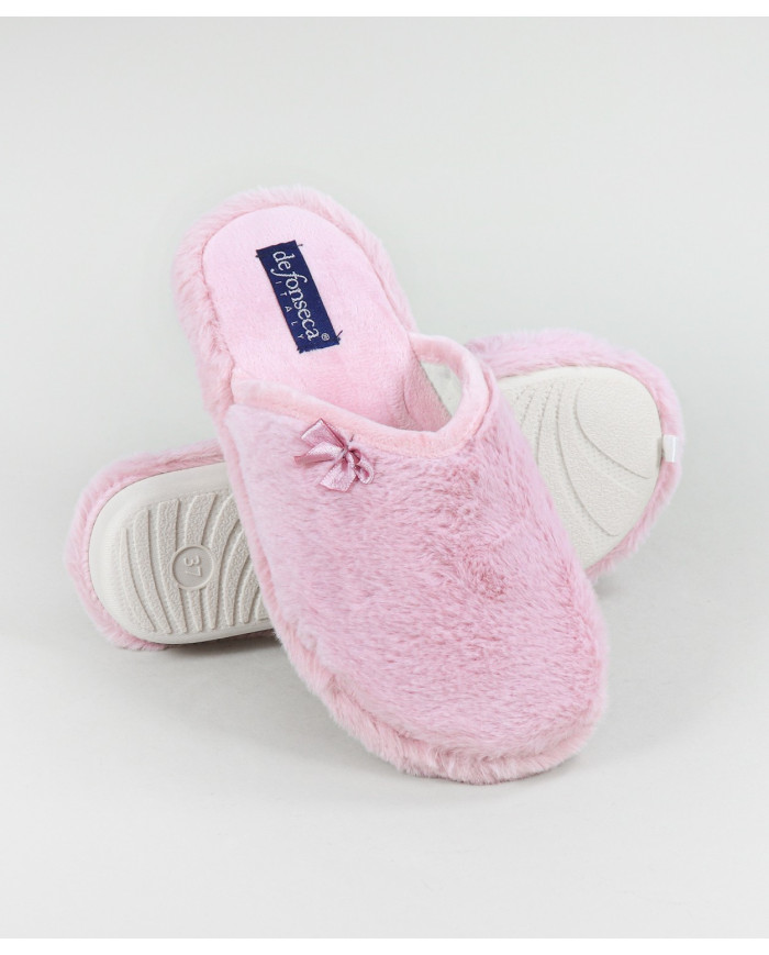 Zapatillas de dormitorio de mujer de Fonseca con Pelo