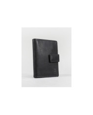 Black Leather Wallet for Cards
