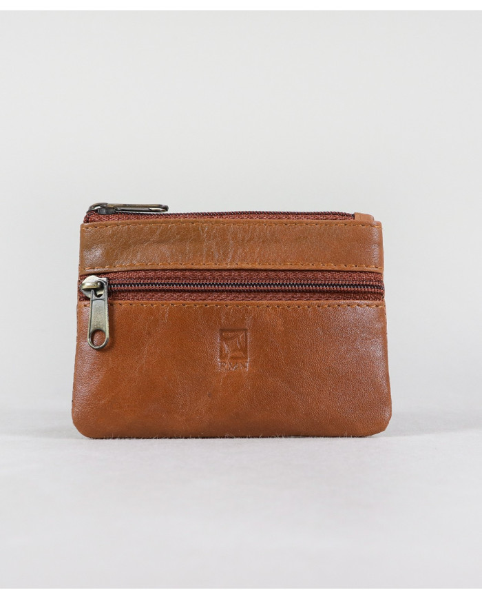 Cartera de Hombre de Piel para Monedas