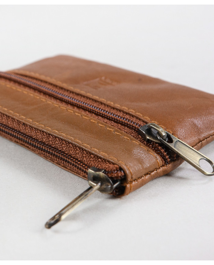 Cartera de Hombre de Piel para Monedas