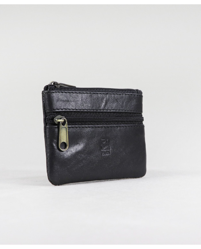 Cartera de Hombre de Piel para Monedas