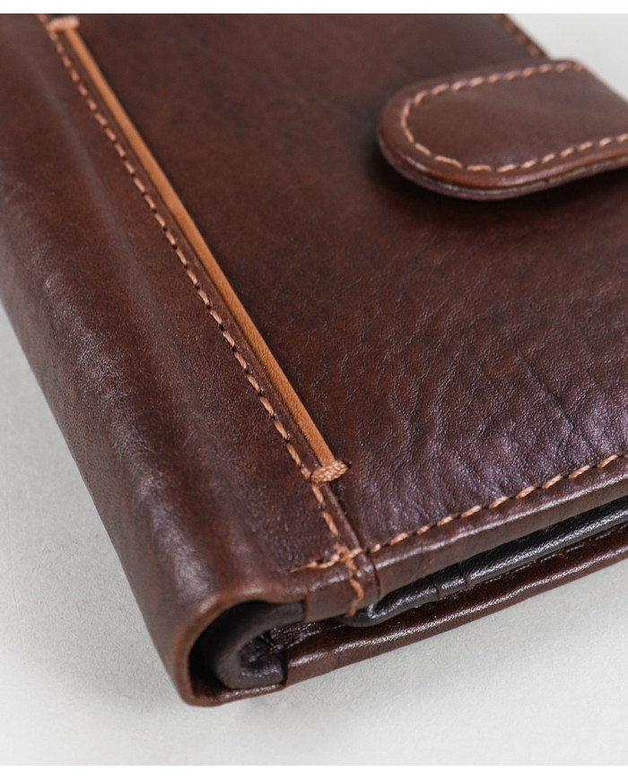 Men's Wallet in Skin with Various Compartments