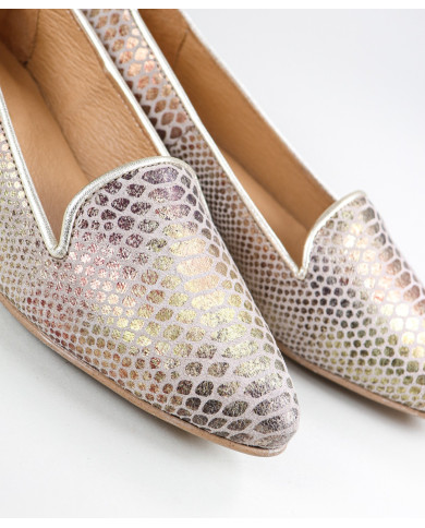 Sapatos Bicudos com Padrão Ginova