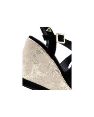 Sandalias de Cunha Ginova con brillo