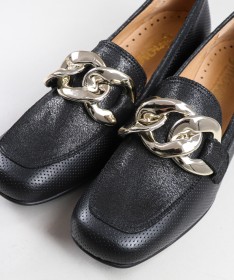 Sapatos com Aplique Metálico Ginova
