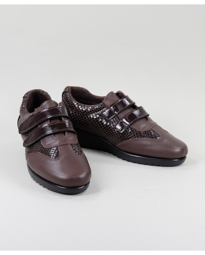 Zapatos de Comfort Mujer Ginova con Velcro