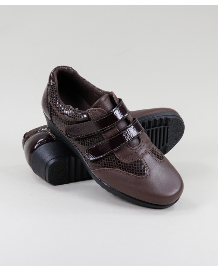 Zapatos de Comfort Mujer Ginova con Velcro