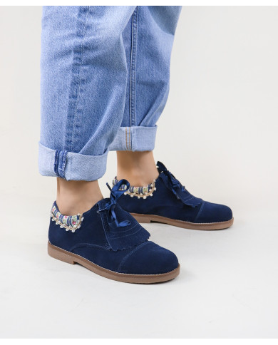 Zapatos de piel de mujer Fleece Ginova