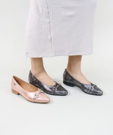 Sapatos Bicudos de Mulher com Padrão Ginova