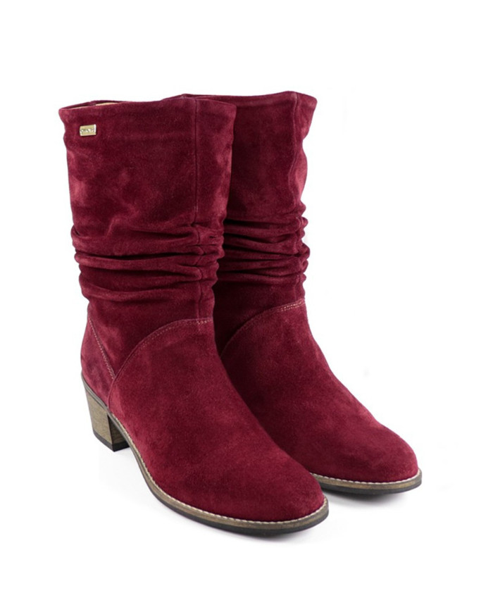 Middle Salted Bordo Boots Ginova
