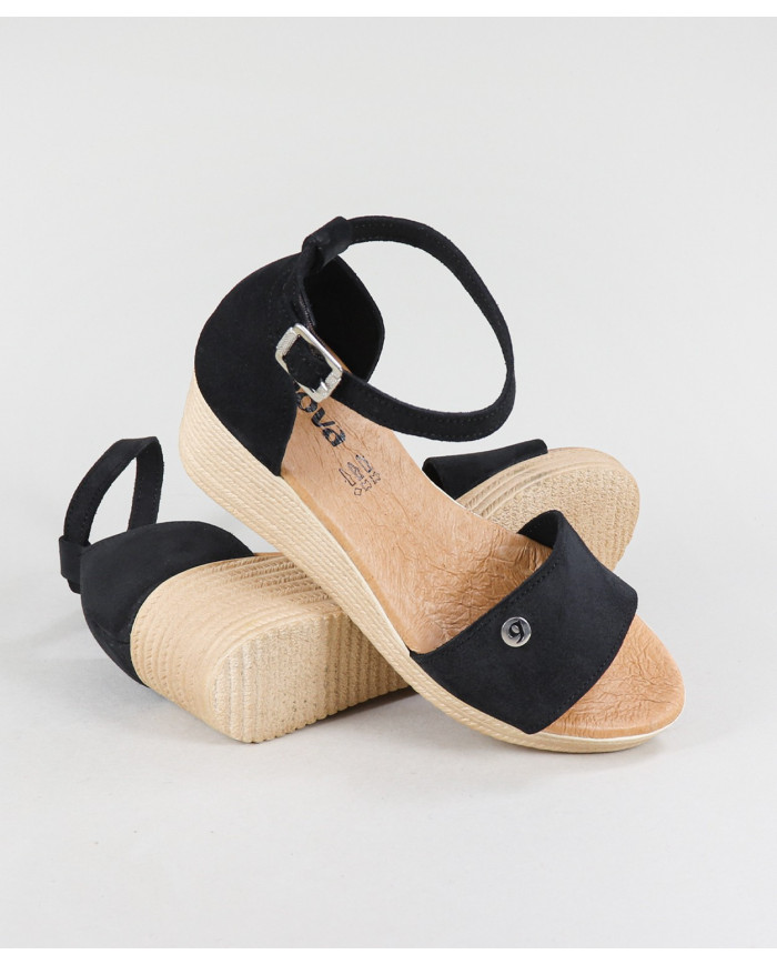 Sandalias de Mujer de Cuña con Tiras Ajustables