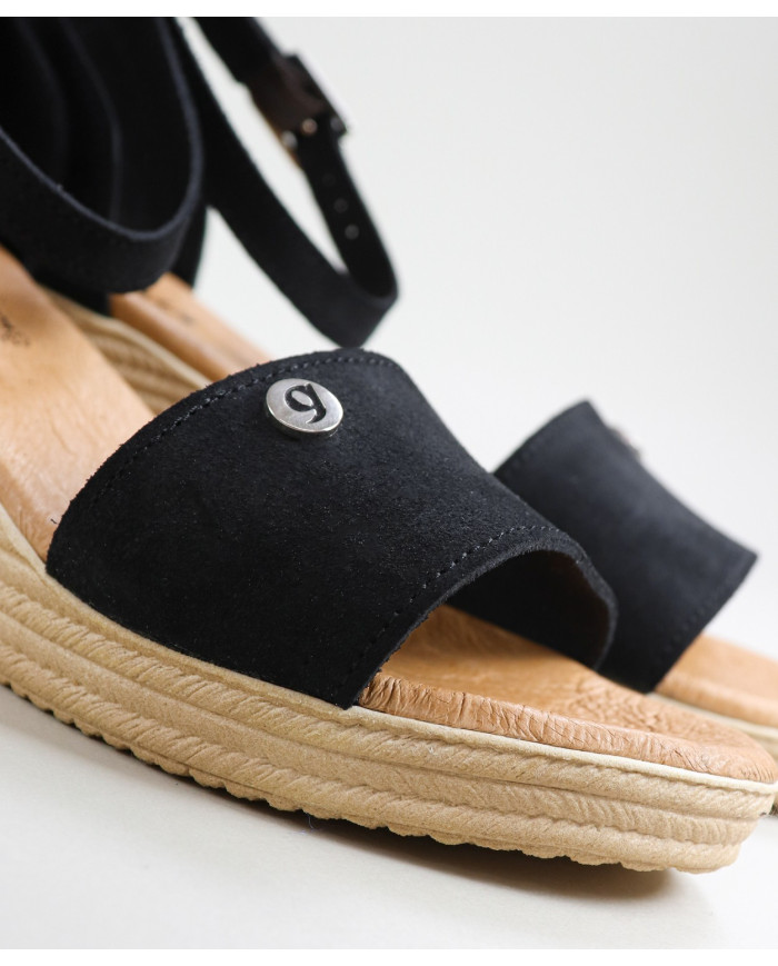 Sandalias de Mujer de Cuña con Tiras Ajustables