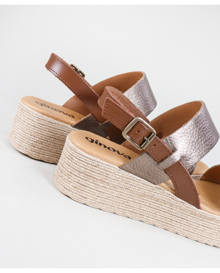 Sandalias de Cuña Ginova para Mujer