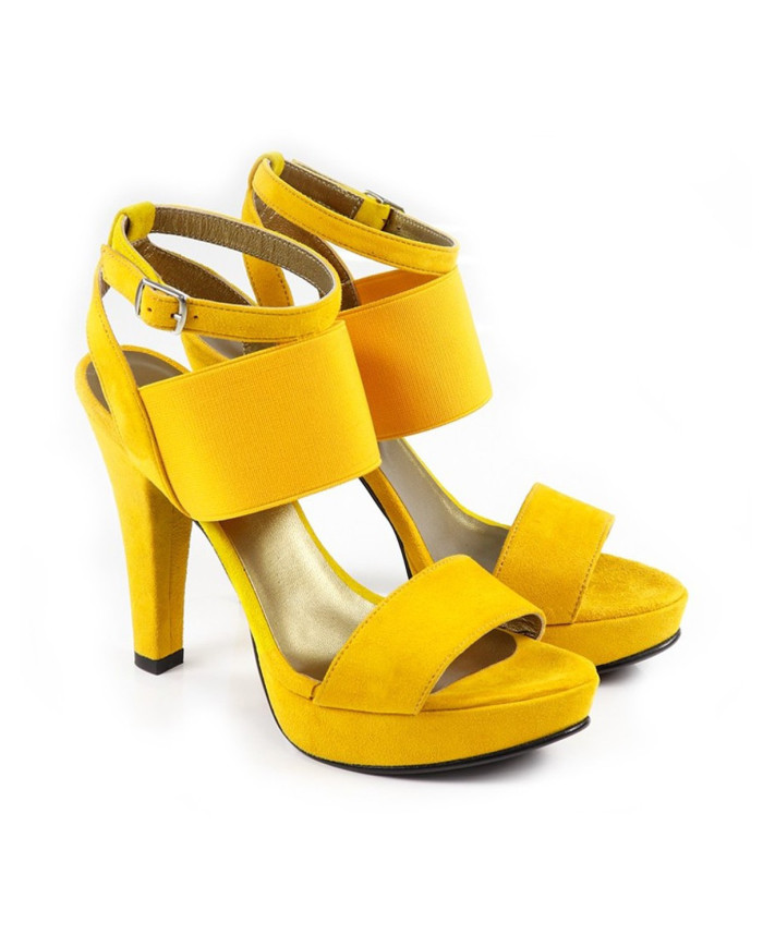 Elegantes sandalias femeninas de Ginova elástica