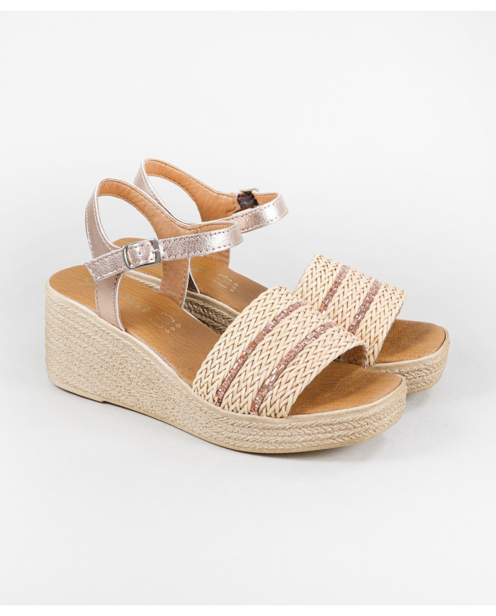 Women's Sandals with Decorated Strip Ginova