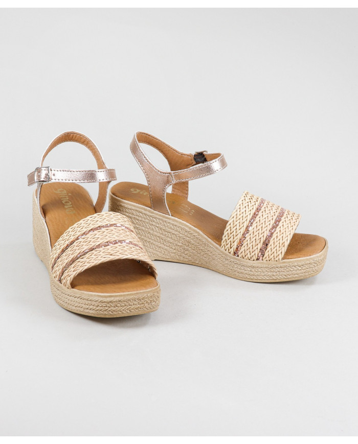 Sandalias de Cuña Ginova para Mujer