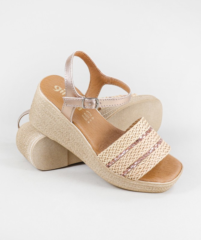 Sandalias de Cuña Ginova para Mujer