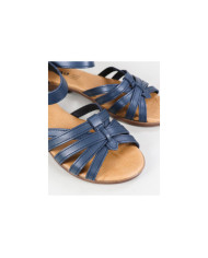 Sandalias Ginova de Señora con Tira Cruzada en Piel