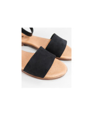 Sandalias Ginova de Señora con Tira Cruzada en Piel