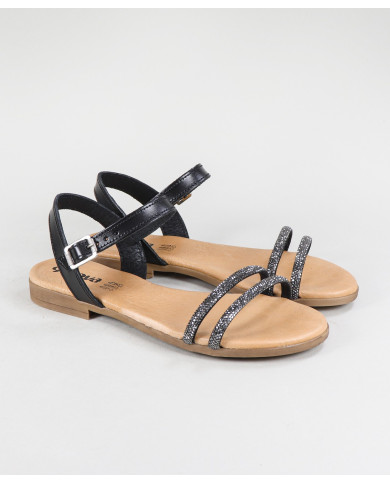 Chanclas de mujer Ginova con purpurina